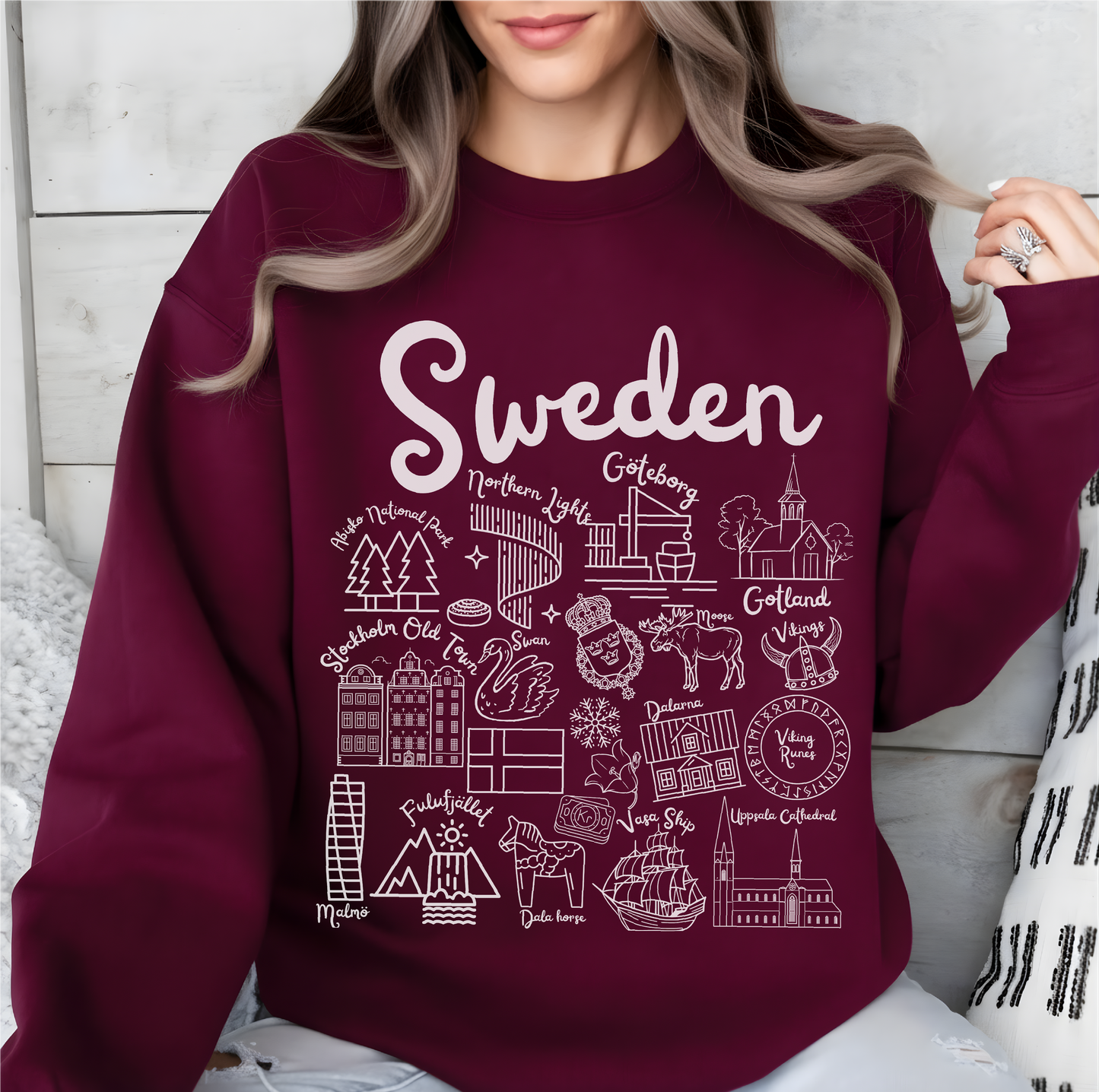 Sweden Landmarks Sweatshirt