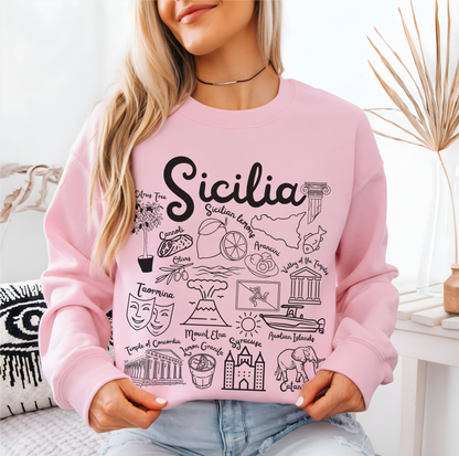 Sicilia Landmarks Sweatshirt