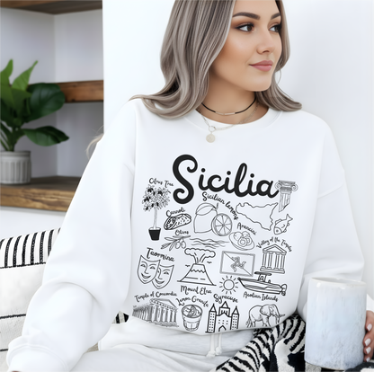 Sicilia Landmarks Sweatshirt