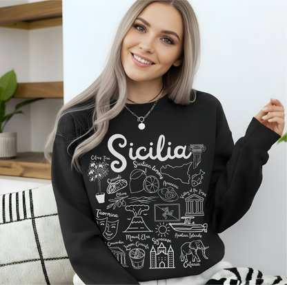 Sicilia Landmarks Sweatshirt