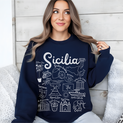 Sicilia Landmarks Sweatshirt