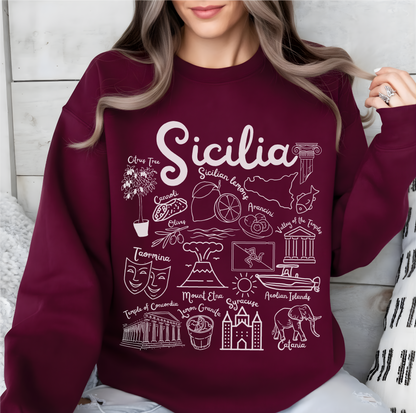 Sicilia Landmarks Sweatshirt