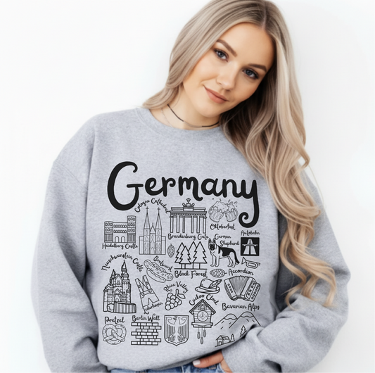 Germany Landmarks Sweatshirt