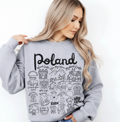 Poland Landmarks Sweatshirt
