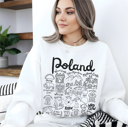 Poland Landmarks Sweatshirt