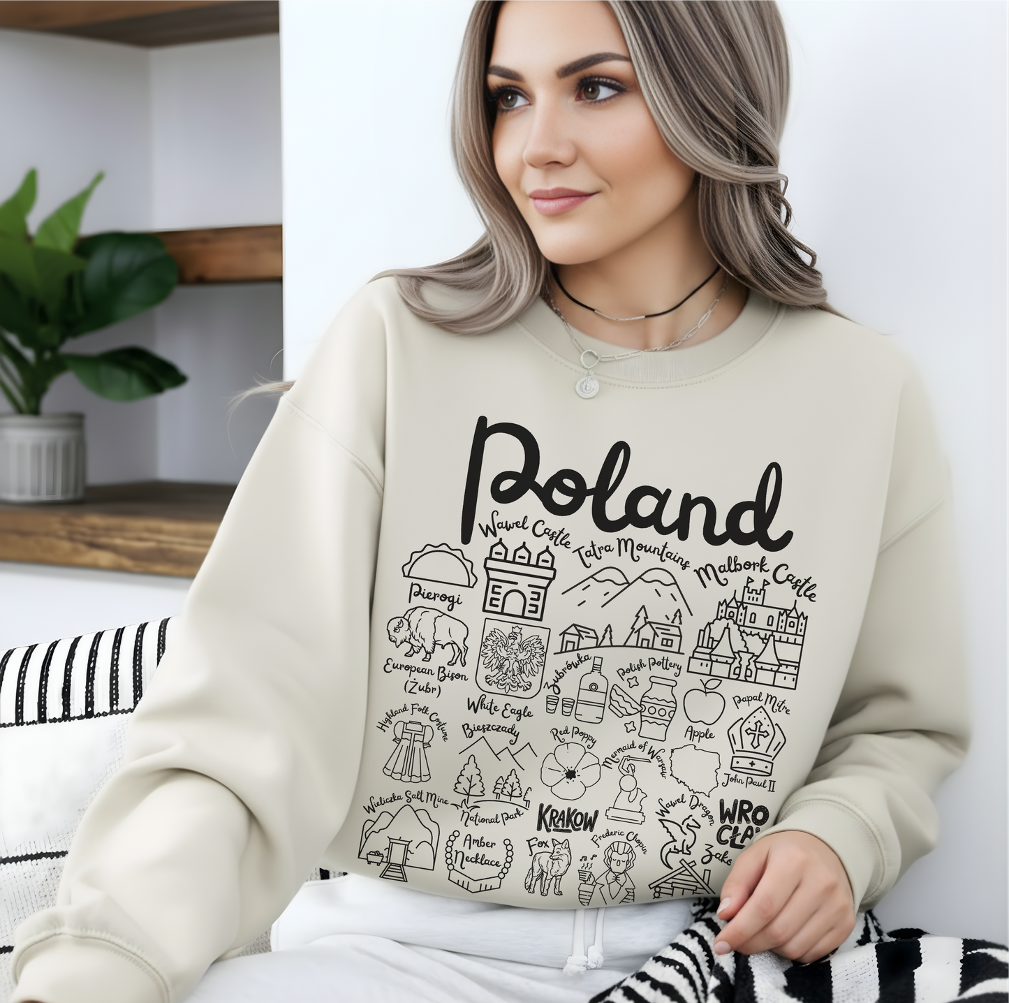 Poland Landmarks Sweatshirt