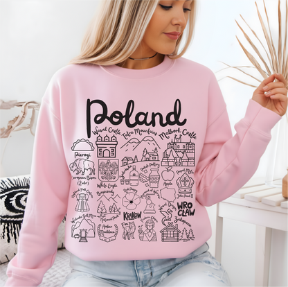 Poland Landmarks Sweatshirt