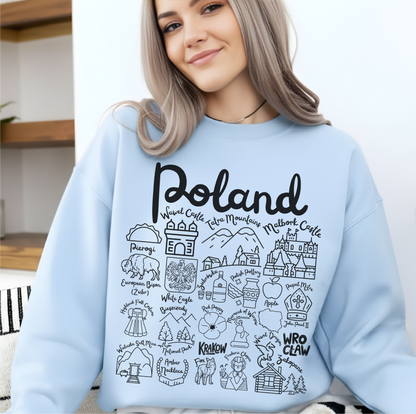 Poland Landmarks Sweatshirt