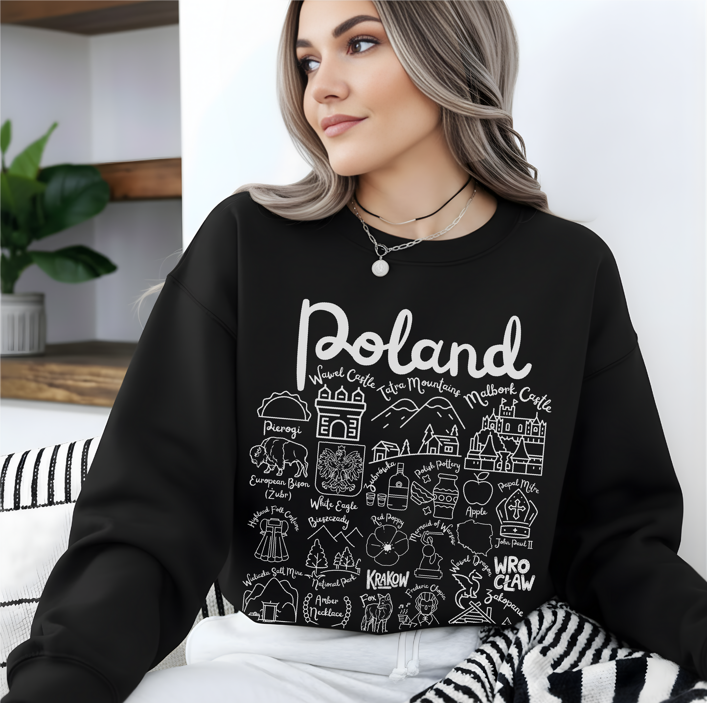Poland Landmarks Sweatshirt