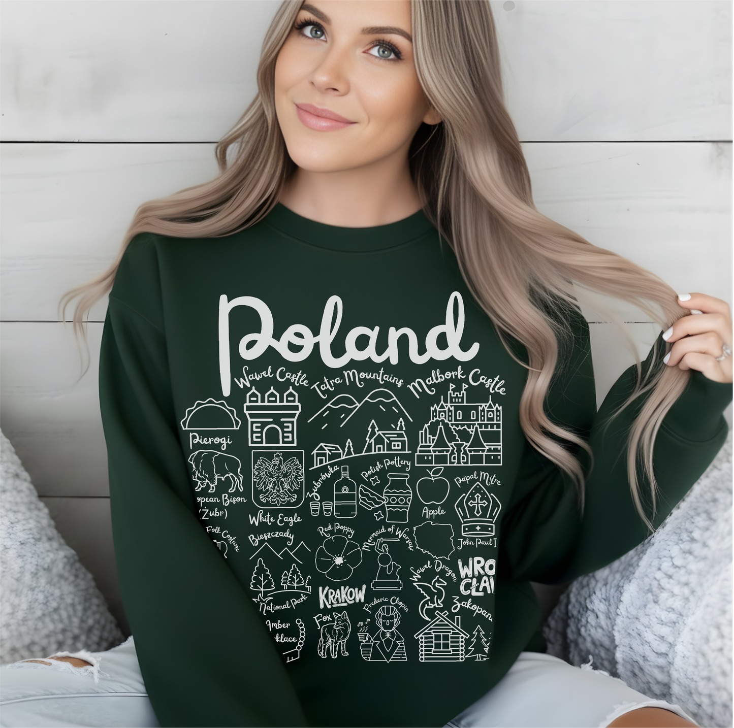 Poland Landmarks Sweatshirt