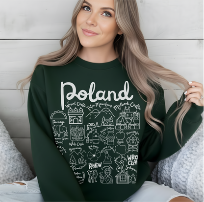 Poland Landmarks Sweatshirt