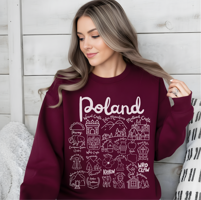 Poland Landmarks Sweatshirt
