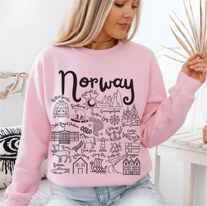 Norway Landmarks Sweatshirt