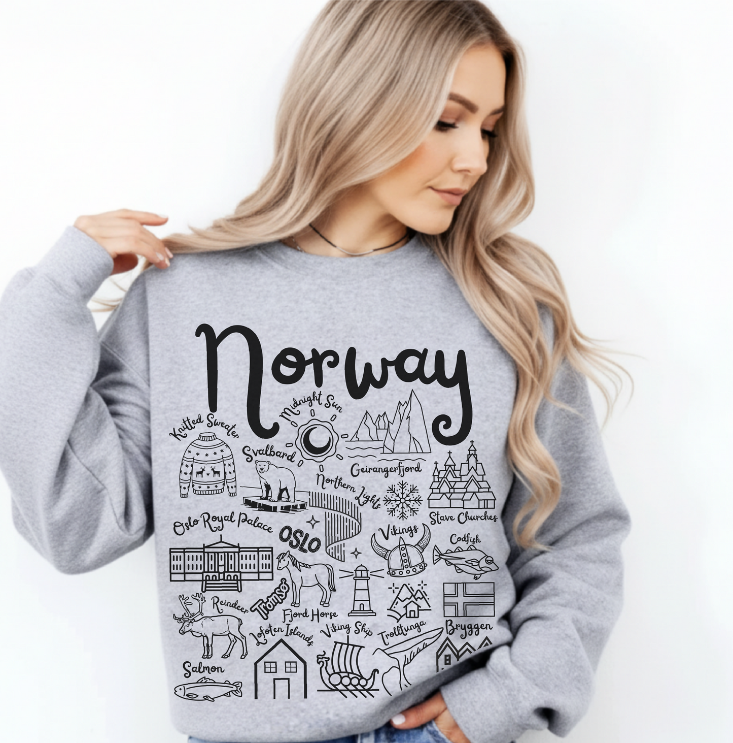 Norway Landmarks Sweatshirt