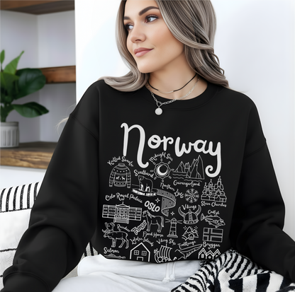 Norway Landmarks Sweatshirt