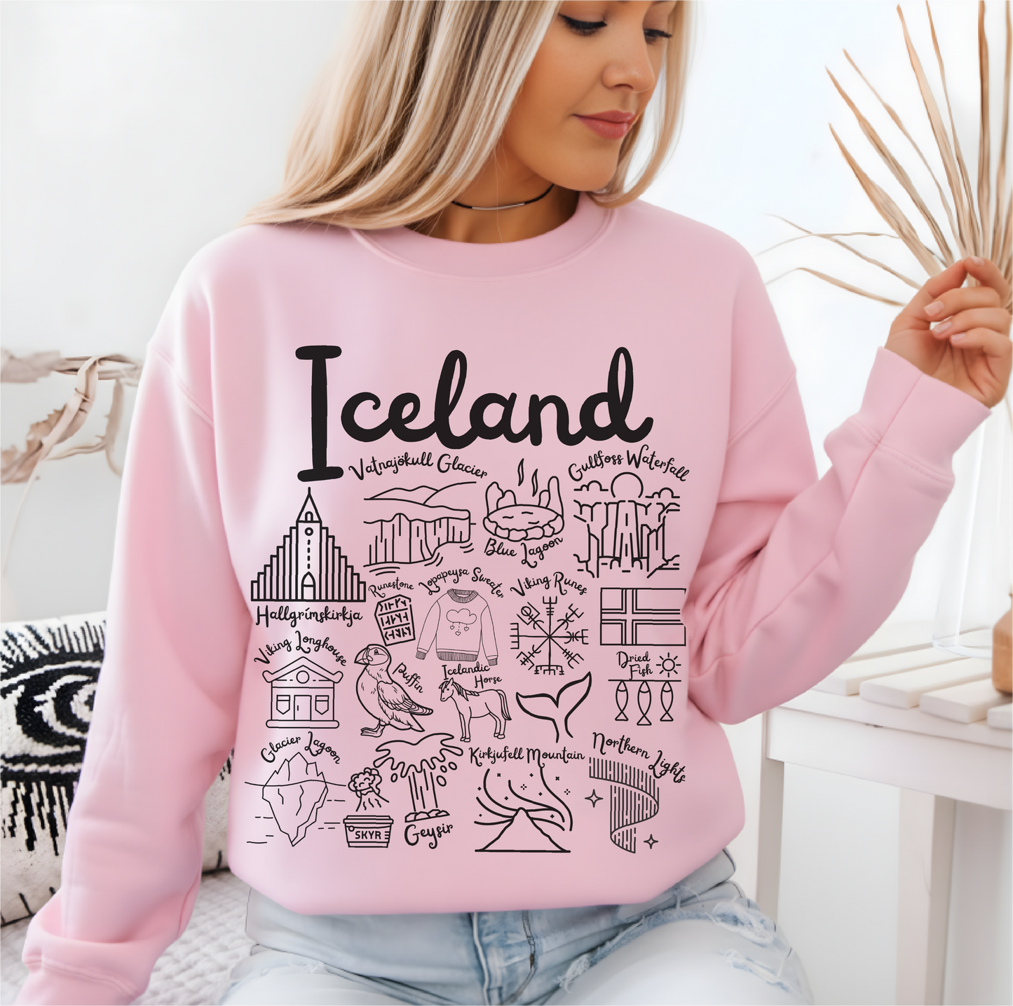 Iceland Landmarks Sweatshirt