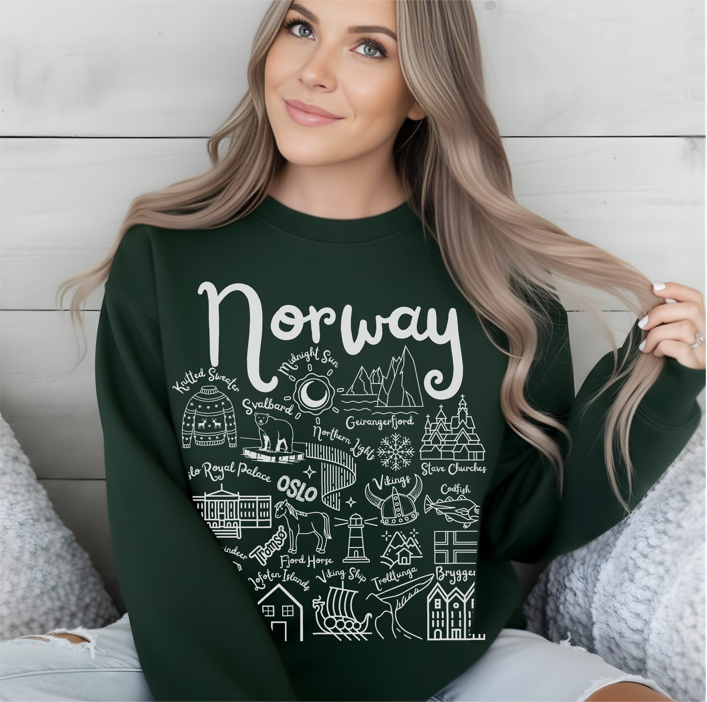 Norway Landmarks Sweatshirt
