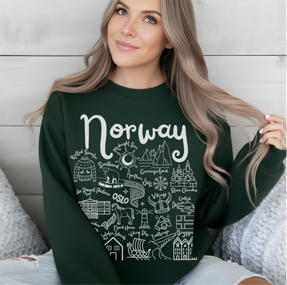 Norway Landmarks Sweatshirt