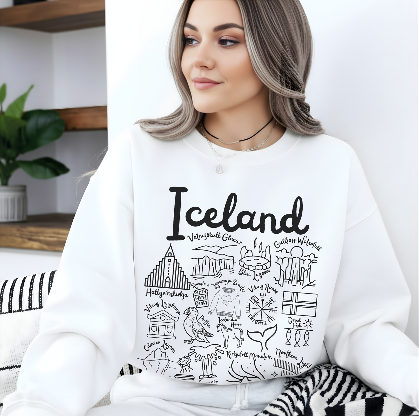 Iceland Landmarks Sweatshirt