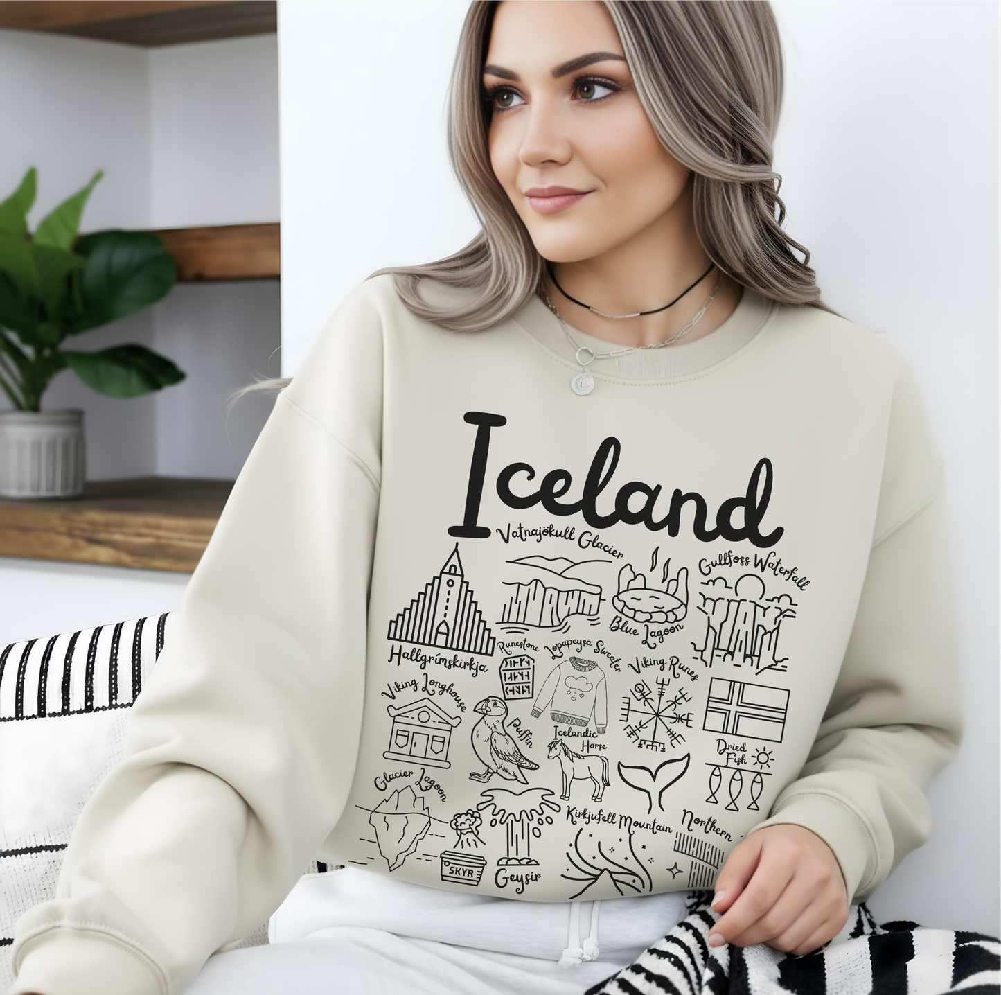 Iceland Landmarks Sweatshirt