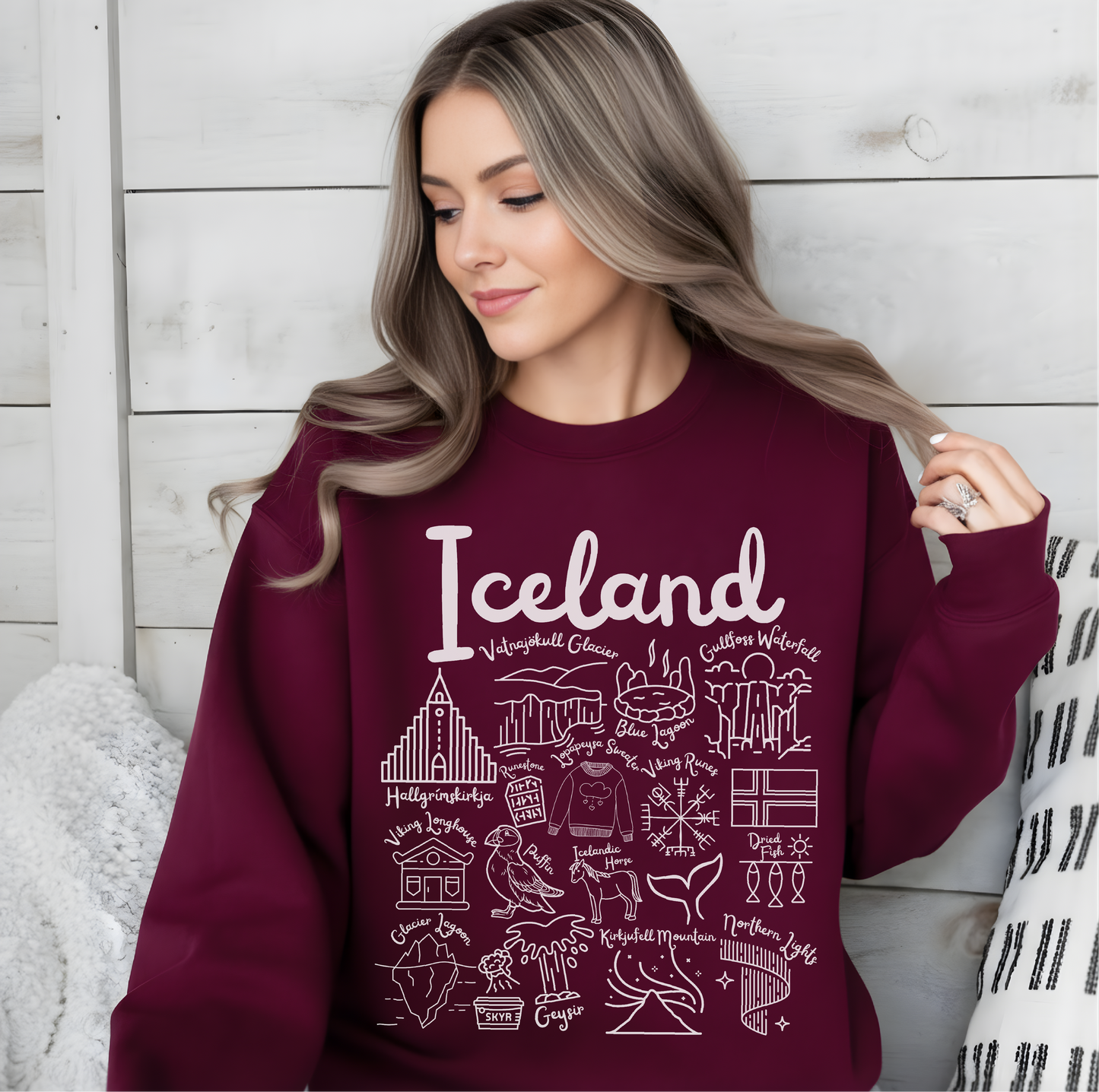 Iceland Landmarks Sweatshirt