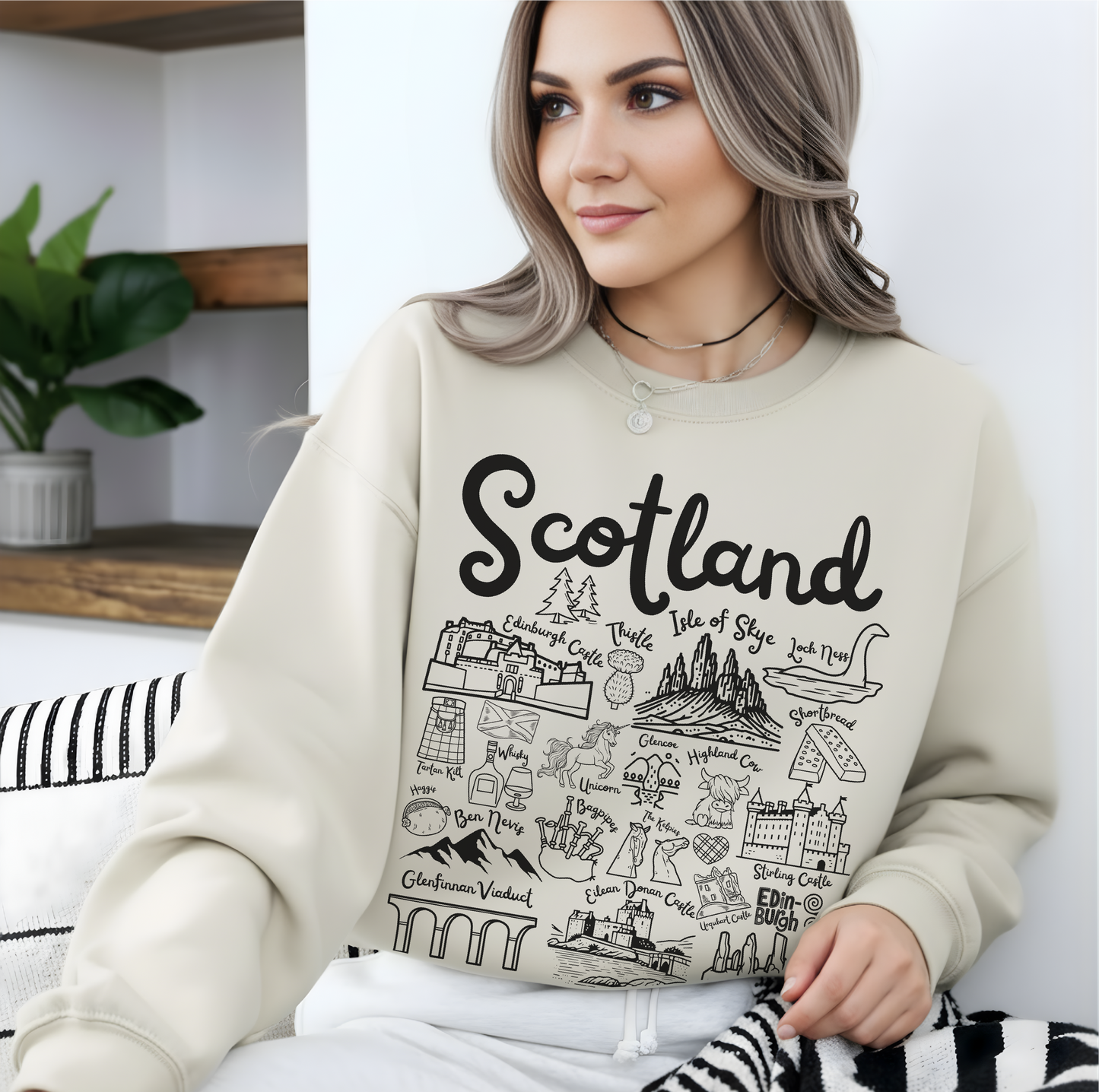 Scotland Landmarks Sweatshirt