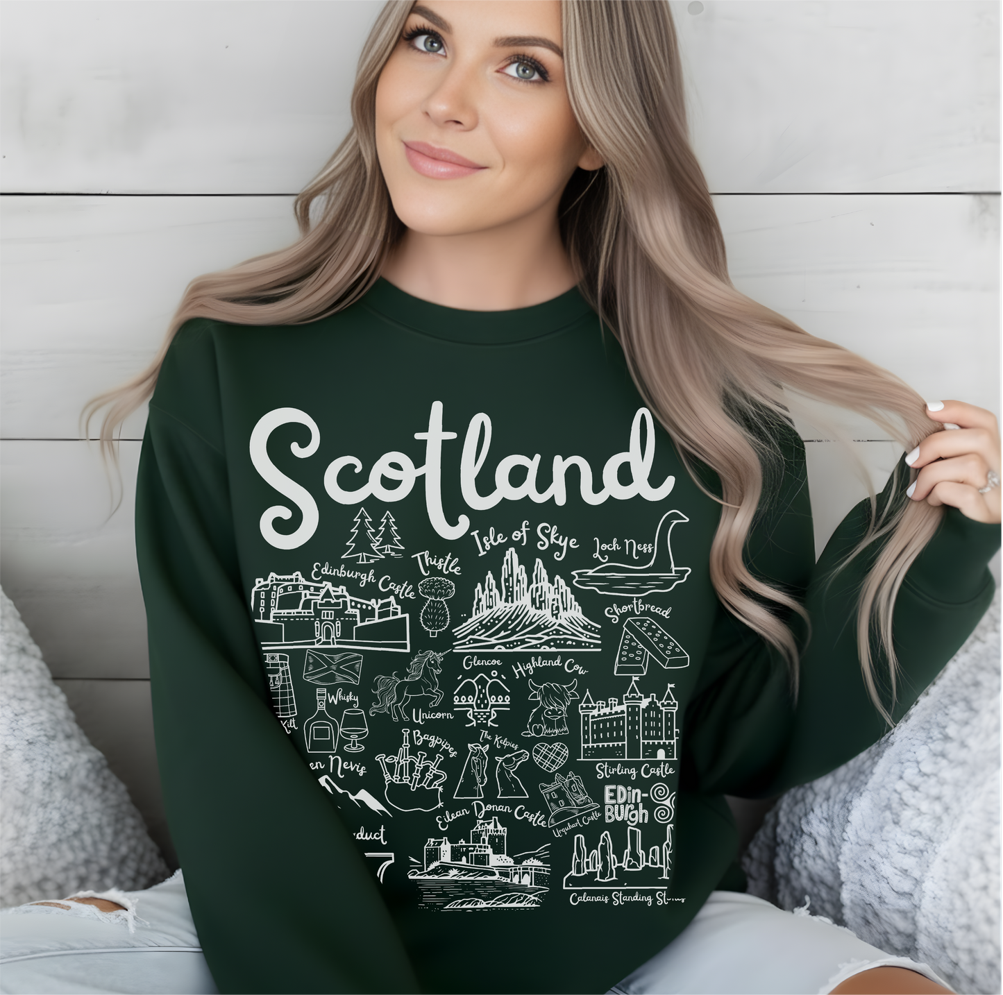 Scotland Landmarks Sweatshirt