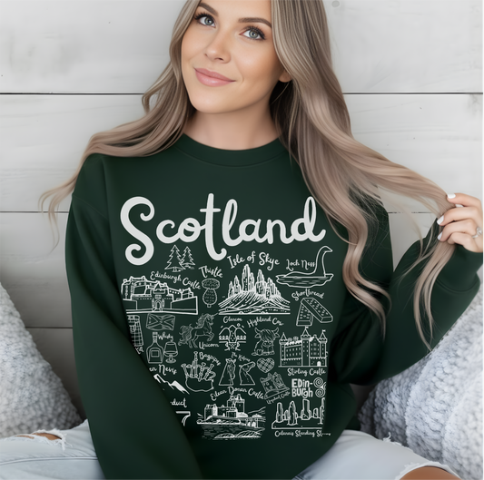 Scotland Landmarks Sweatshirt