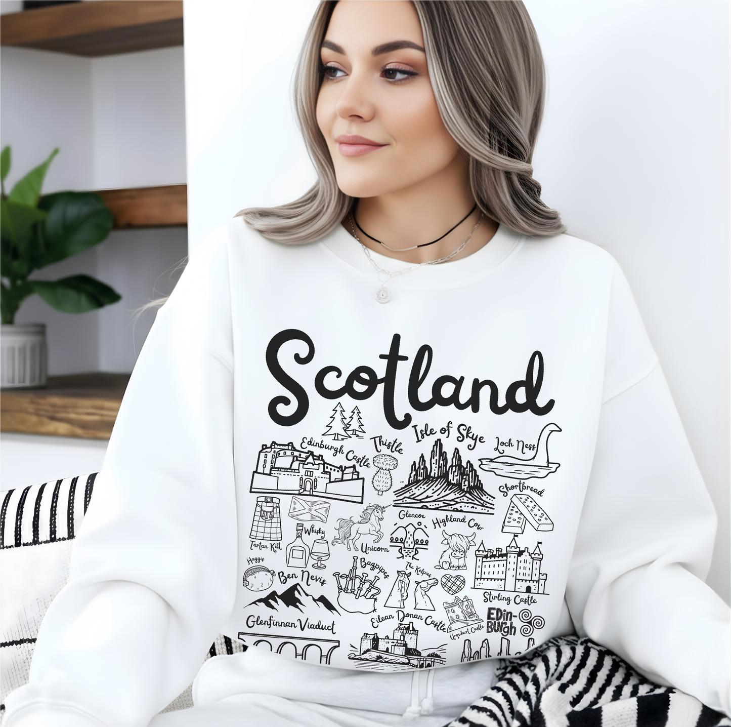 Scotland Landmarks Sweatshirt