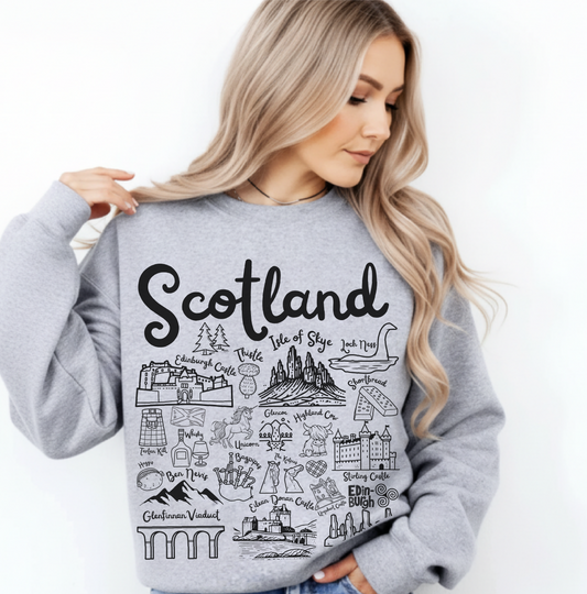 Scotland Landmarks Sweatshirt