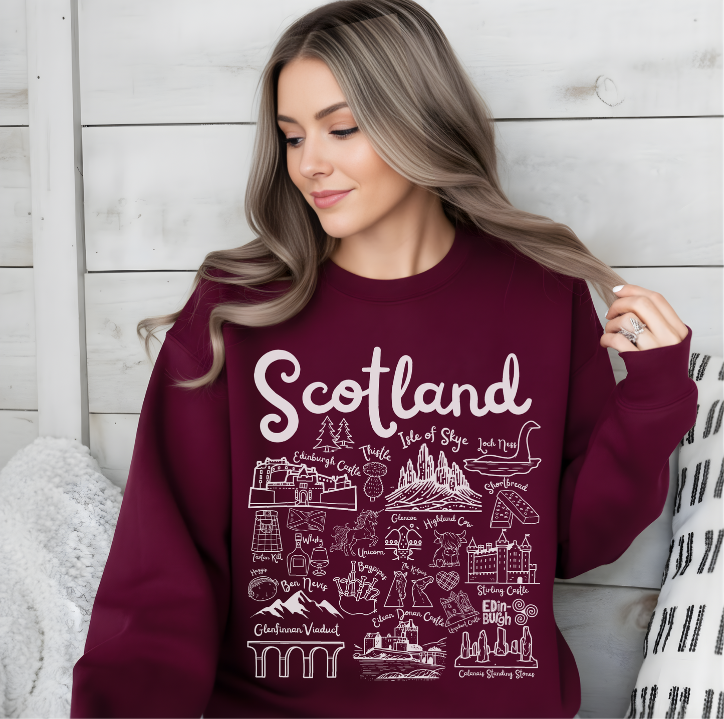 Scotland Landmarks Sweatshirt