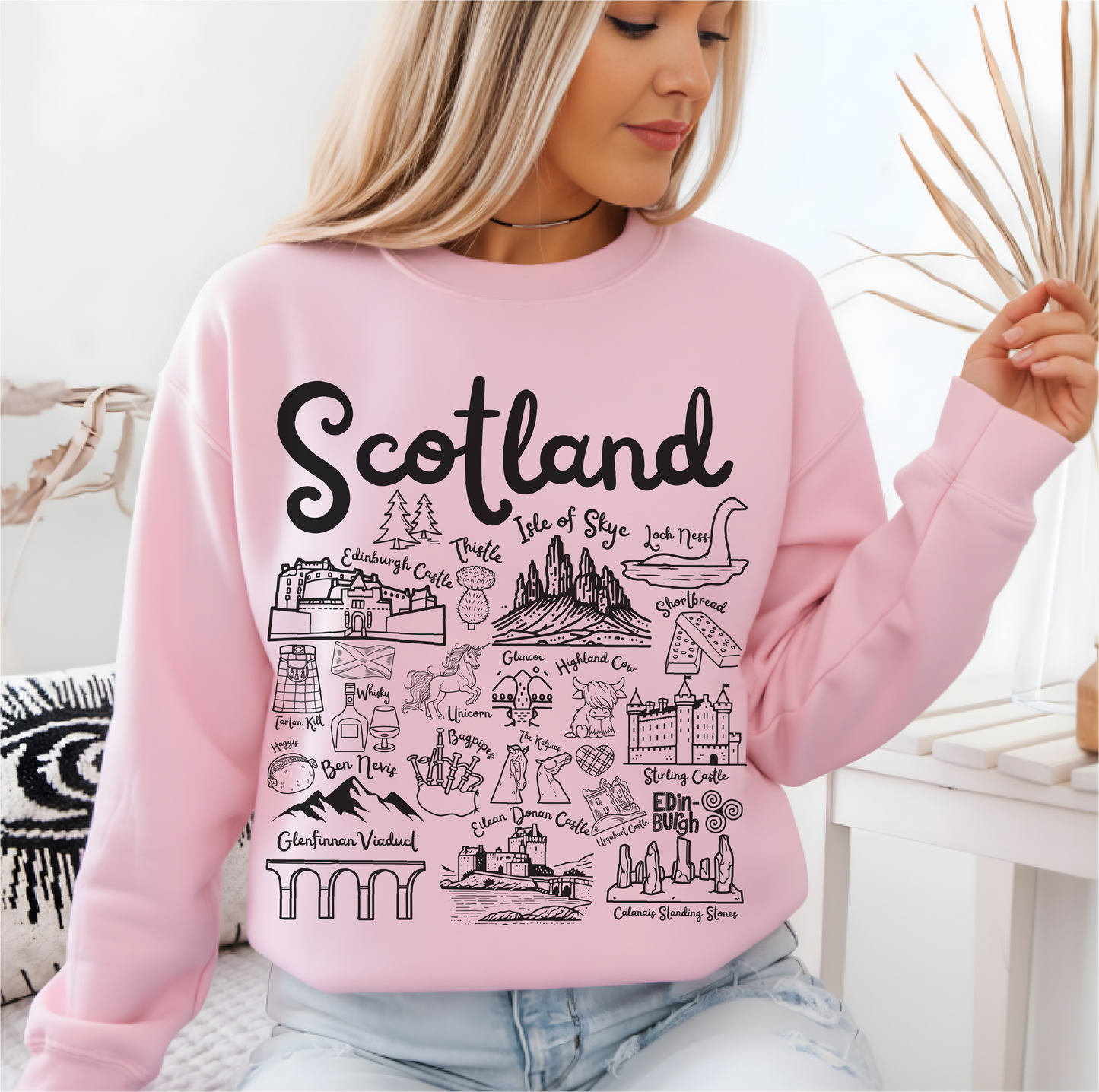 Scotland Landmarks Sweatshirt