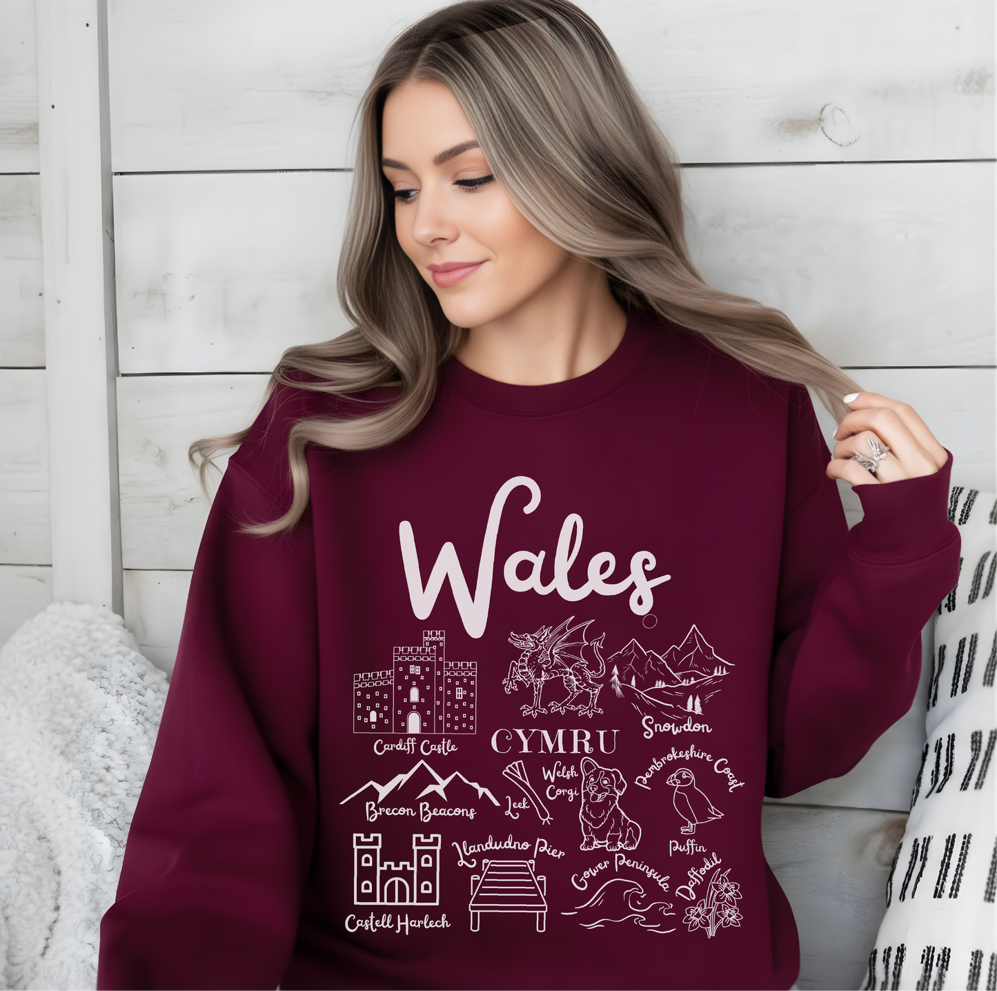 Wales Landmarks Sweatshirt