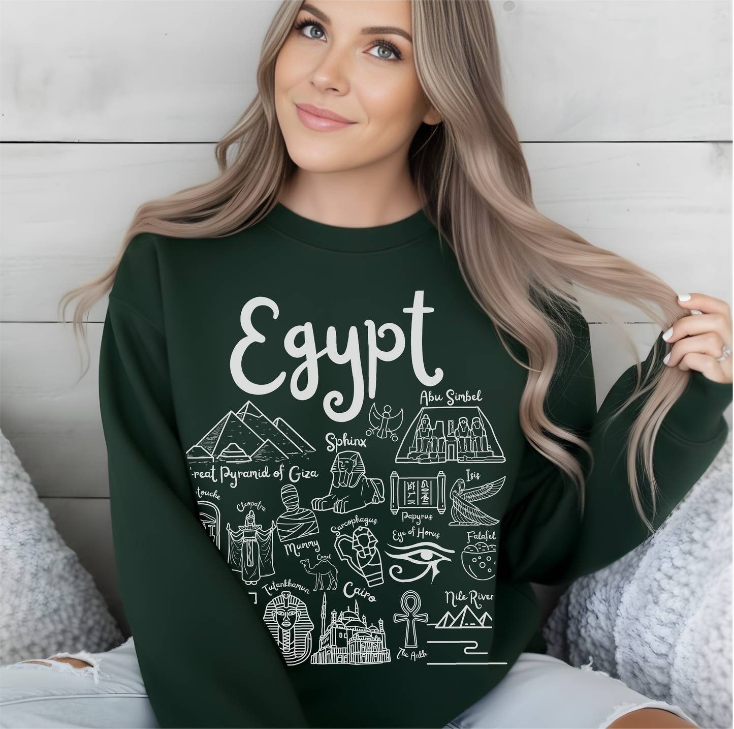 Egypt Landmarks Sweatshirt