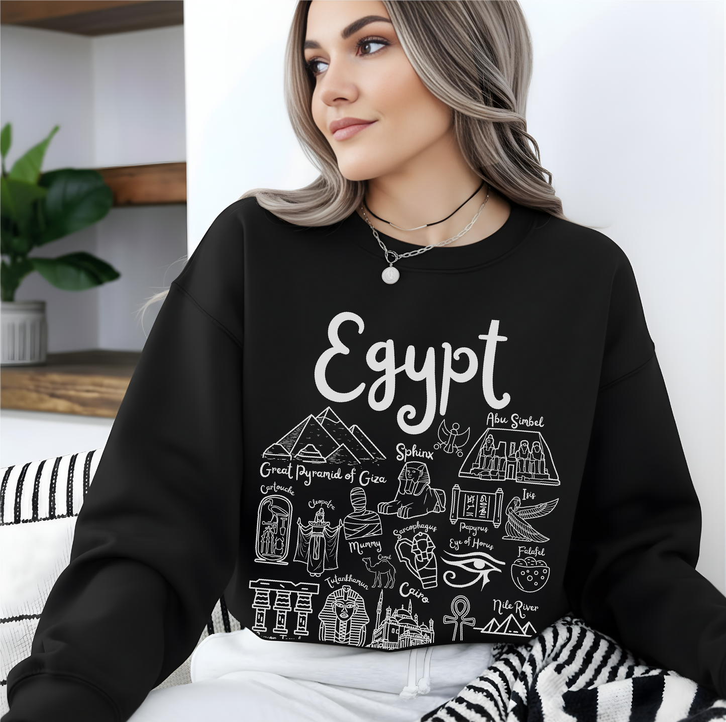 Egypt Landmarks Sweatshirt