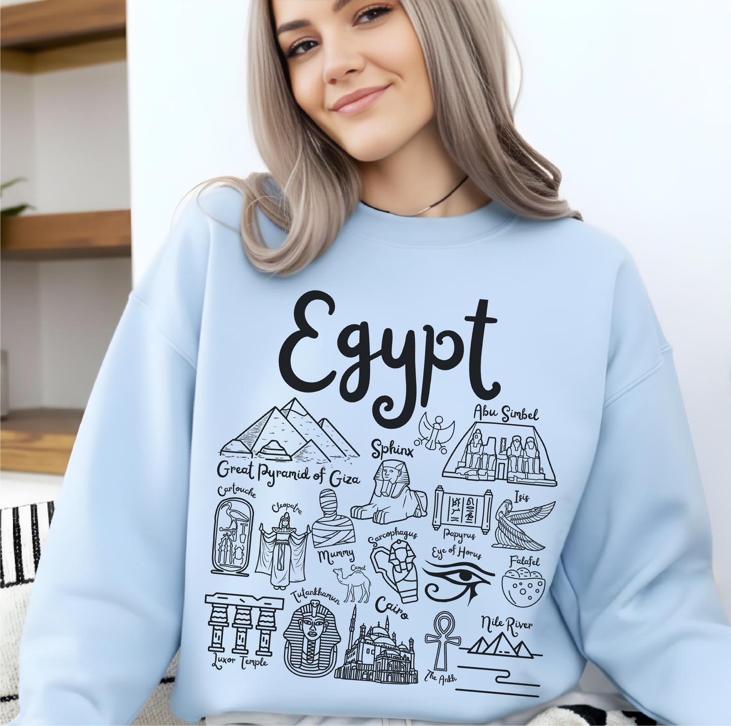 Egypt Landmarks Sweatshirt
