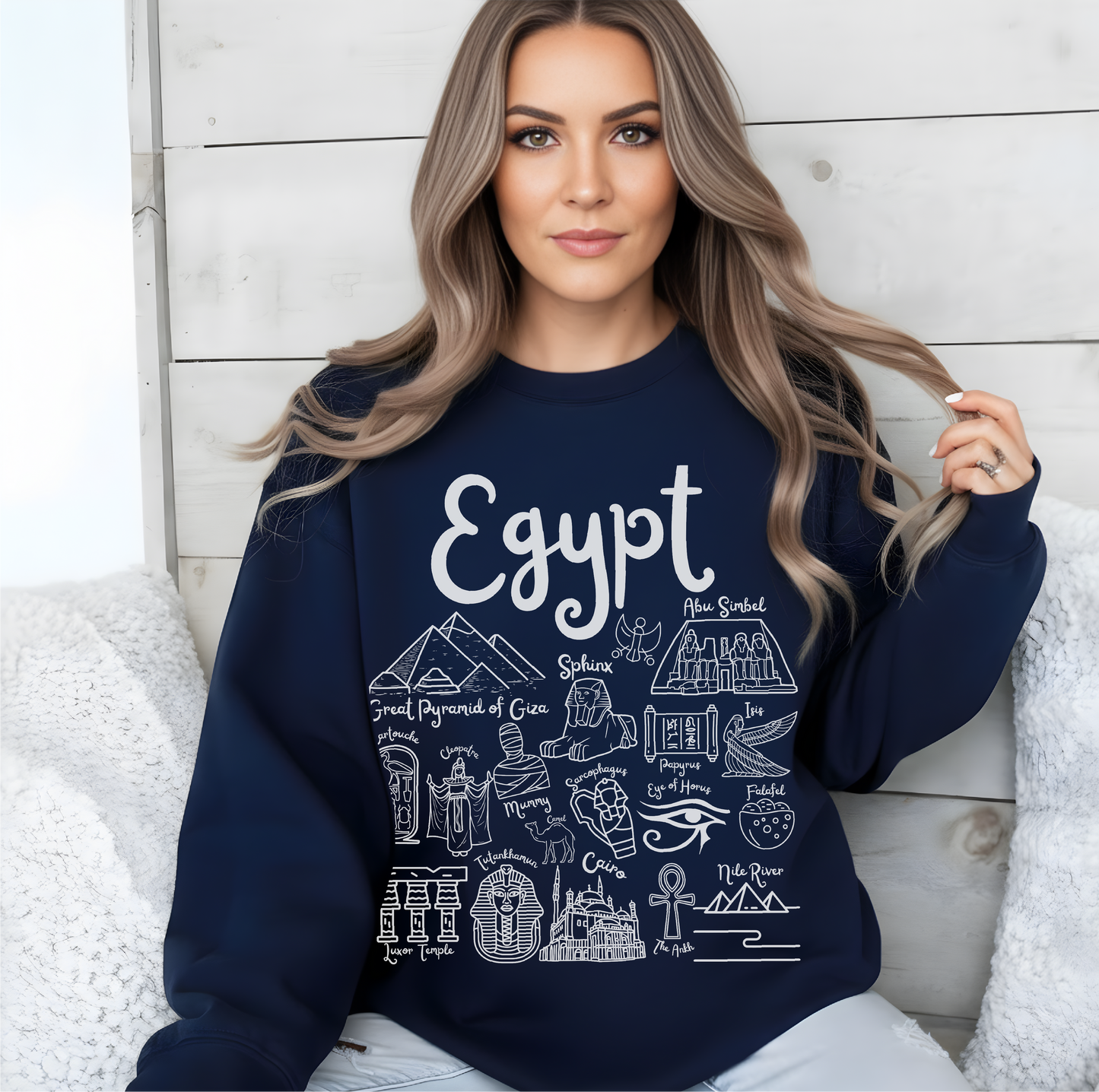 Egypt Landmarks Sweatshirt