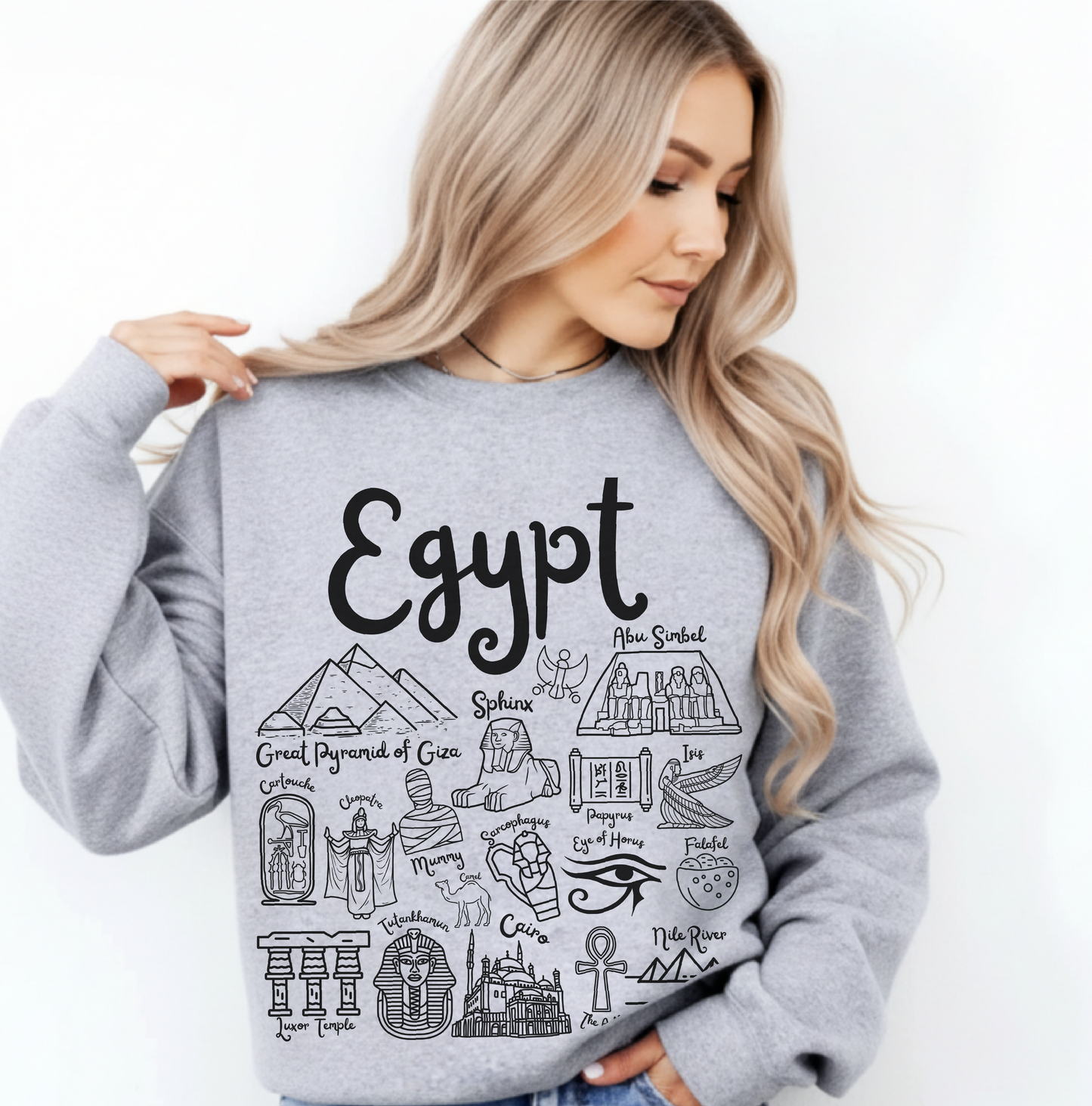 Egypt Landmarks Sweatshirt