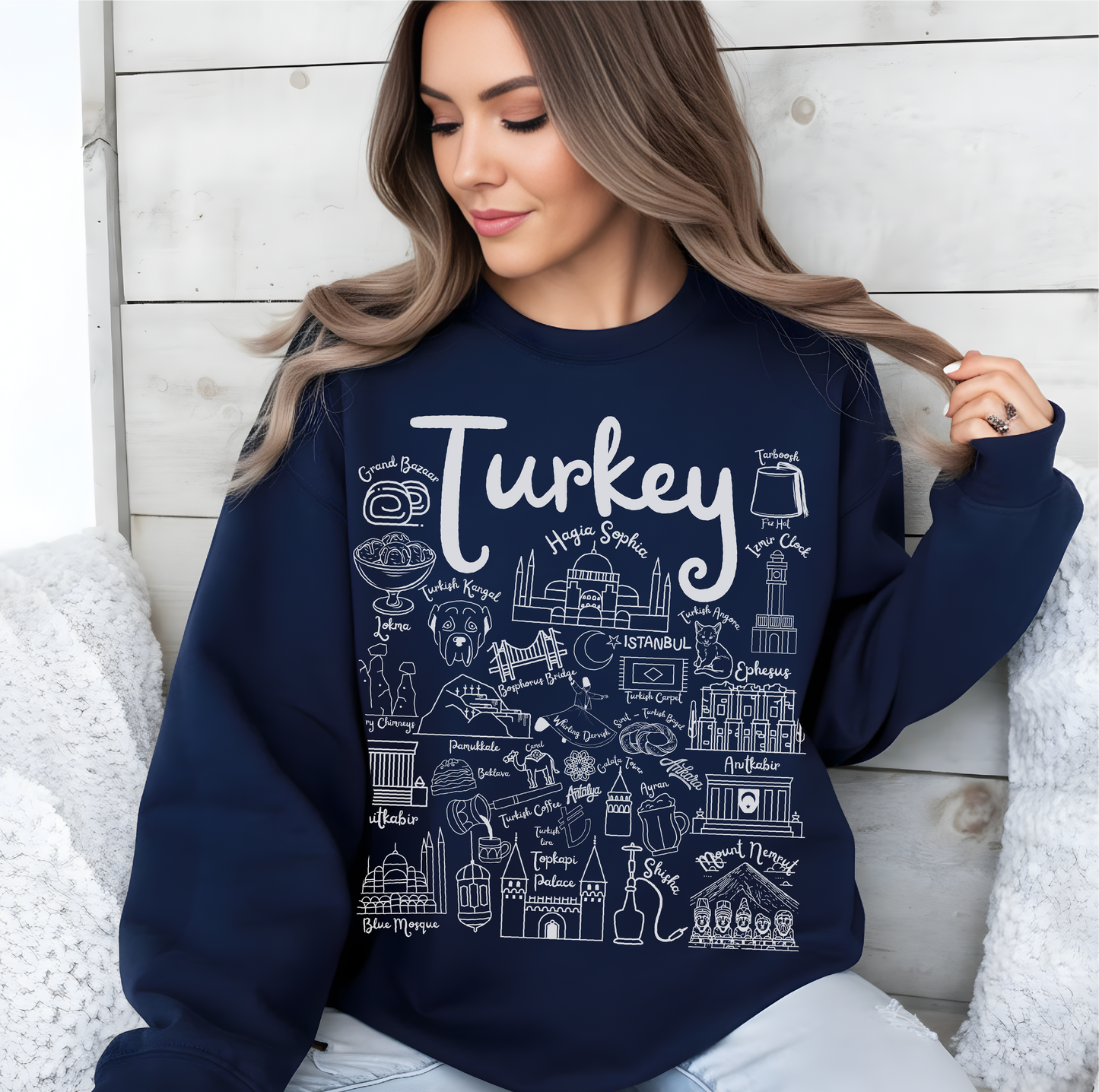 Turkey Landmarks Sweatshirt