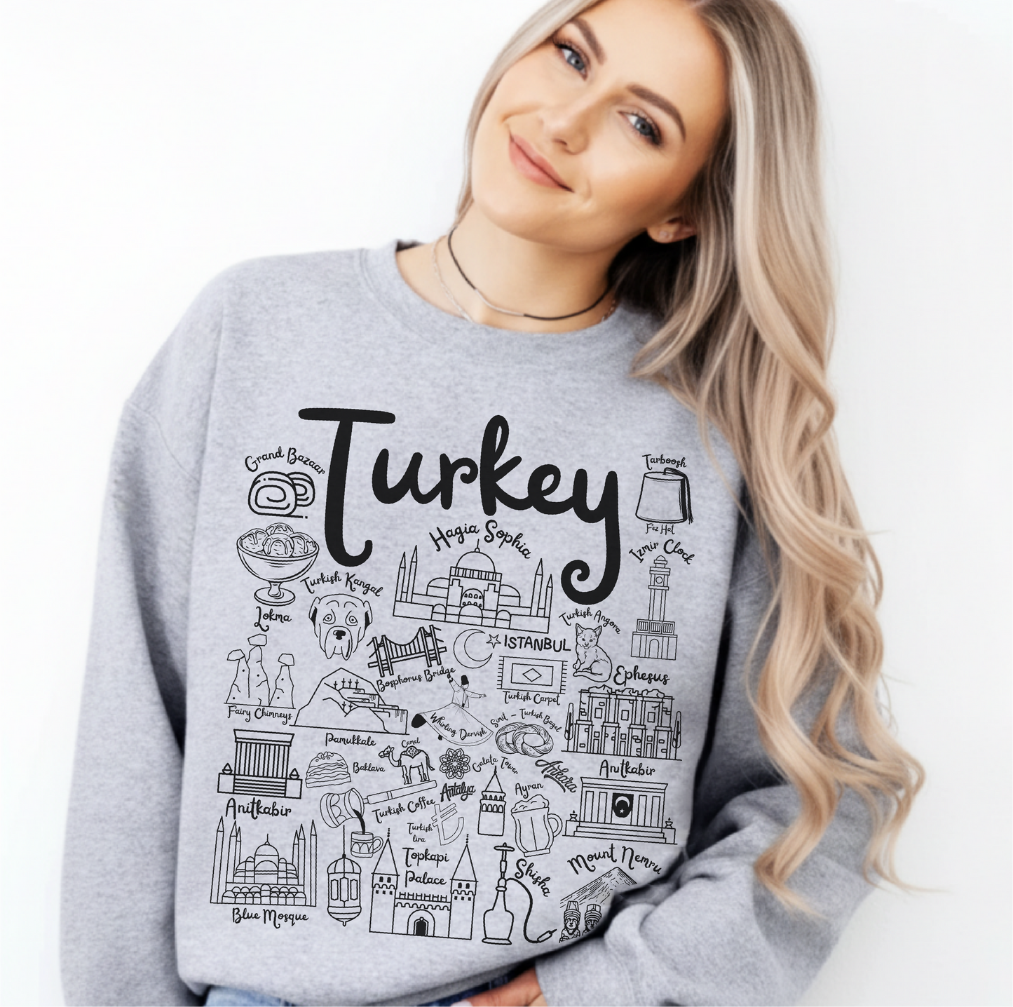 Turkey Landmarks Sweatshirt