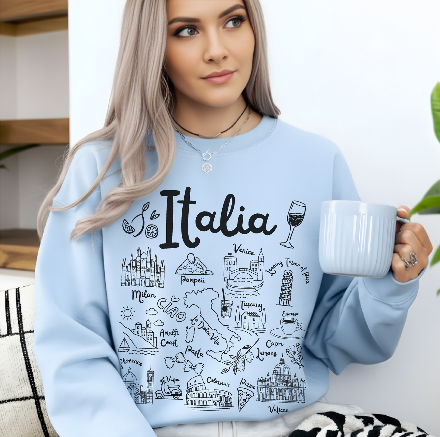 Italia  Landmarks Sweatshirt