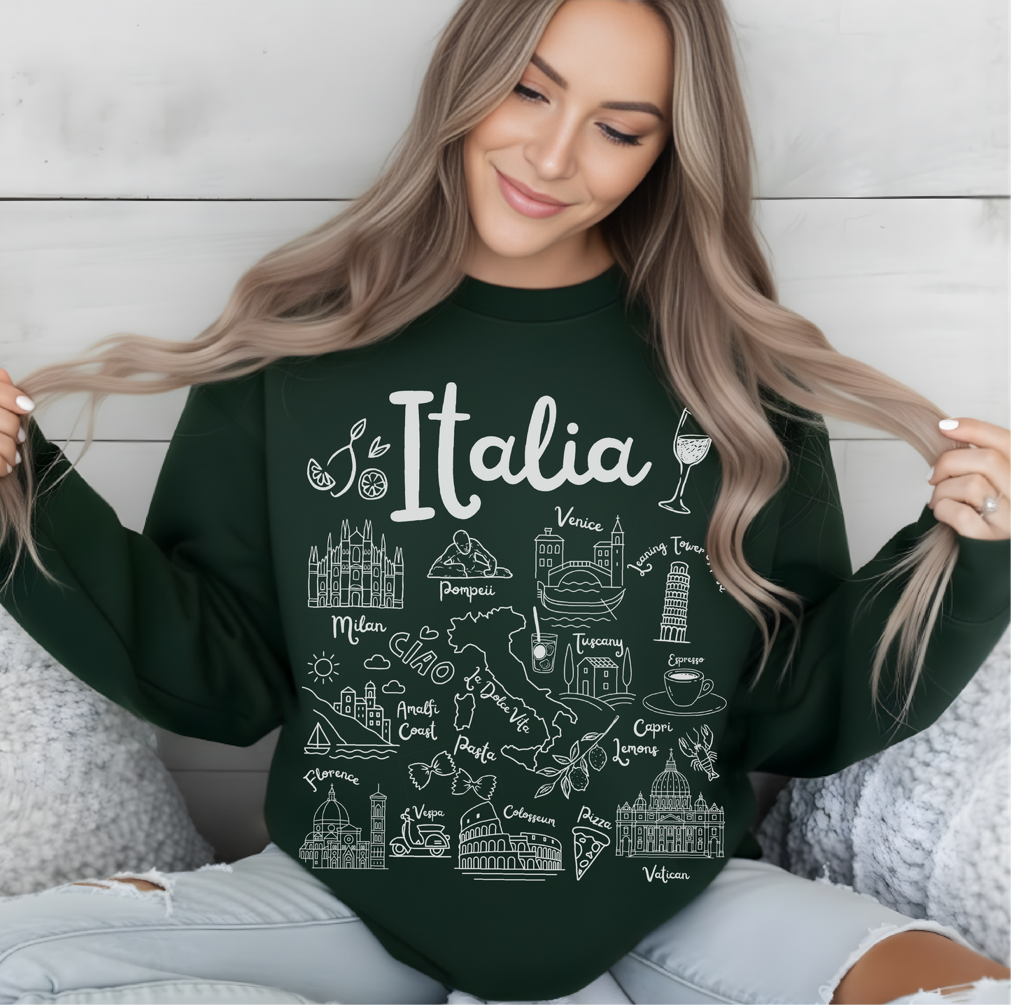 Italia  Landmarks Sweatshirt
