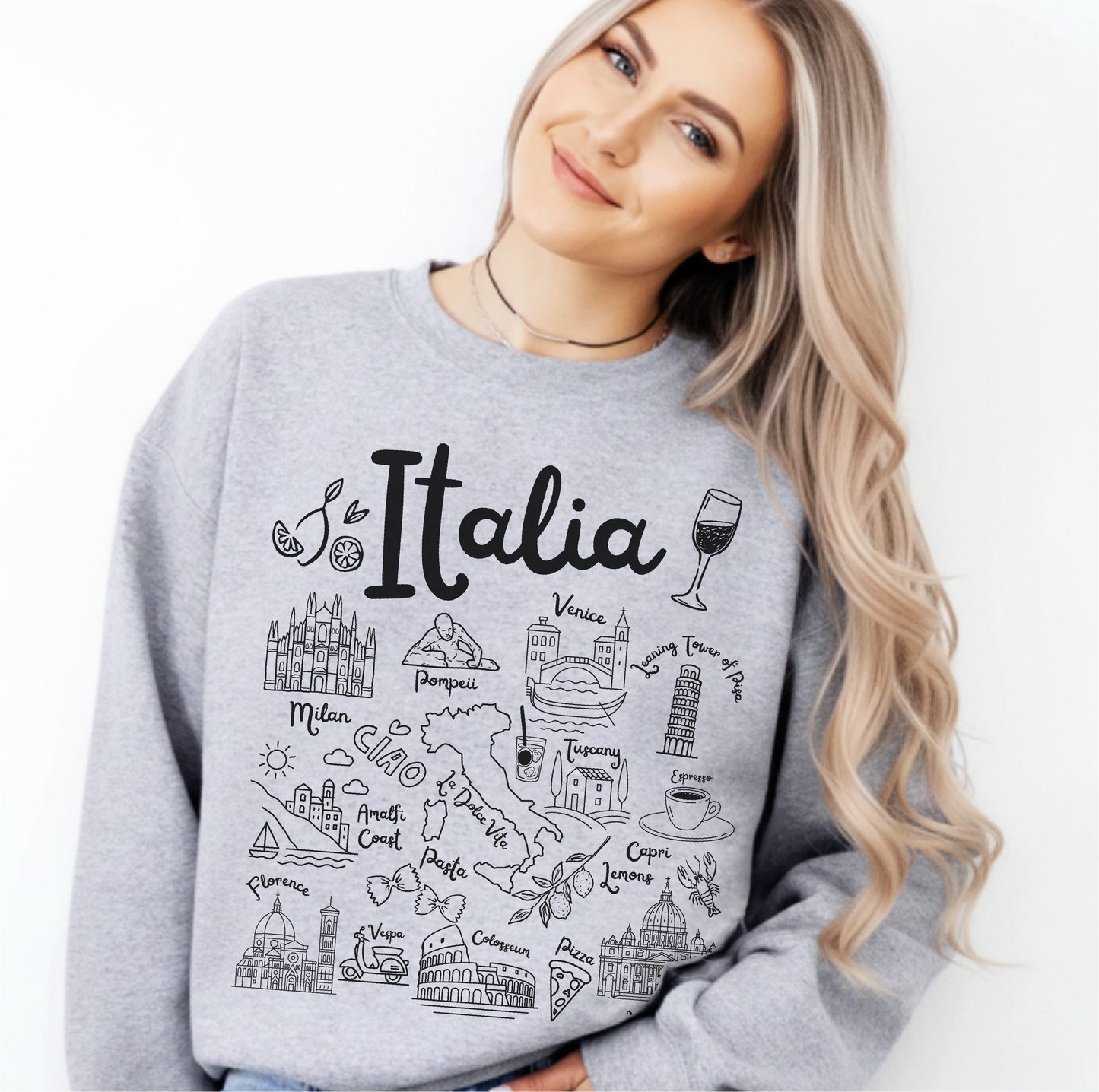 Italia  Landmarks Sweatshirt