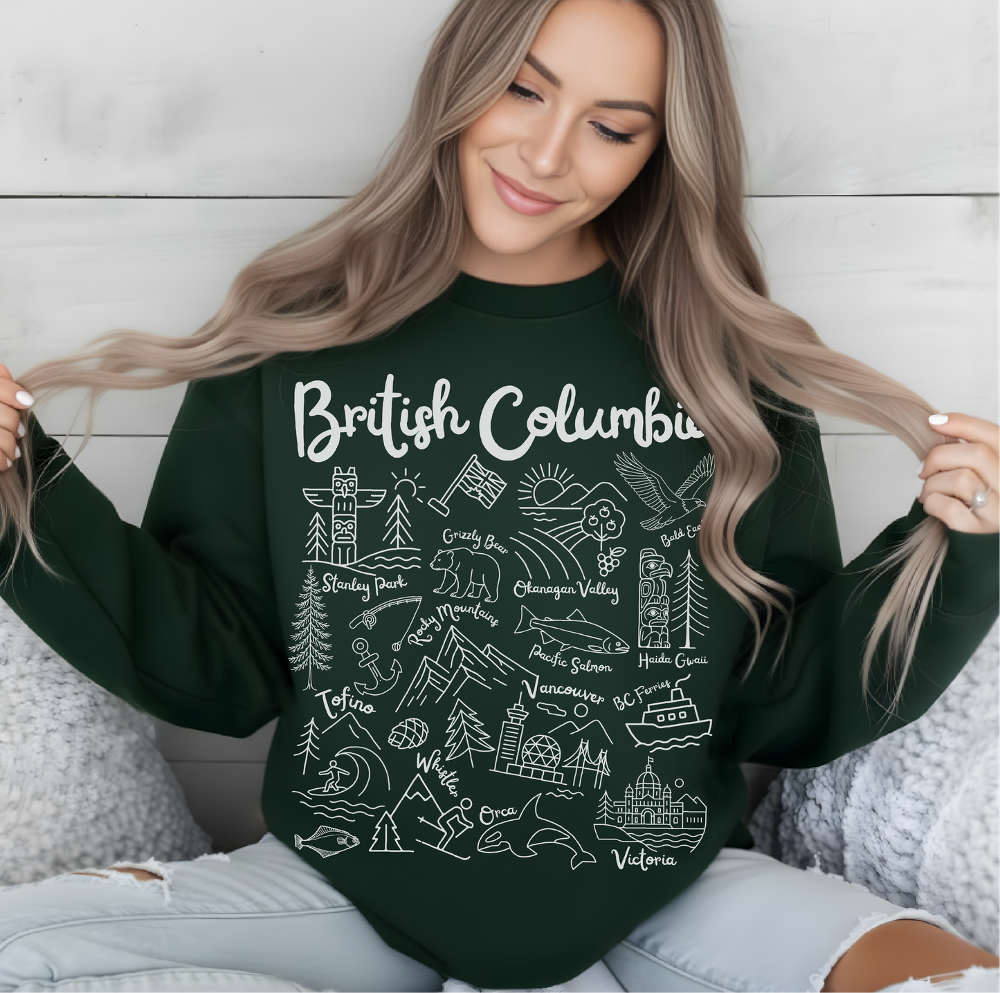 British Columbia Landmarks Sweatshirt