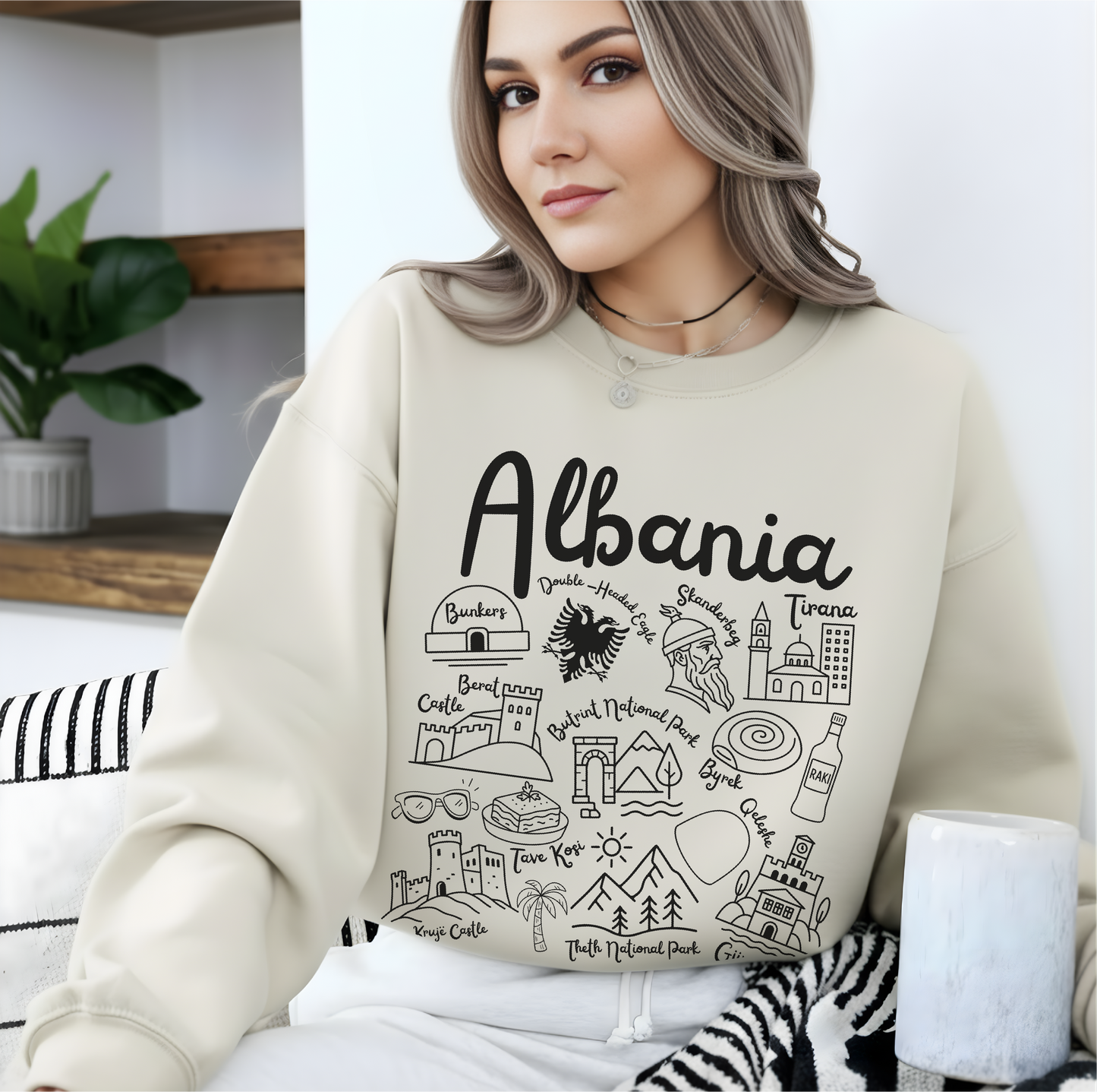 Albania Landmarks Sweatshirt