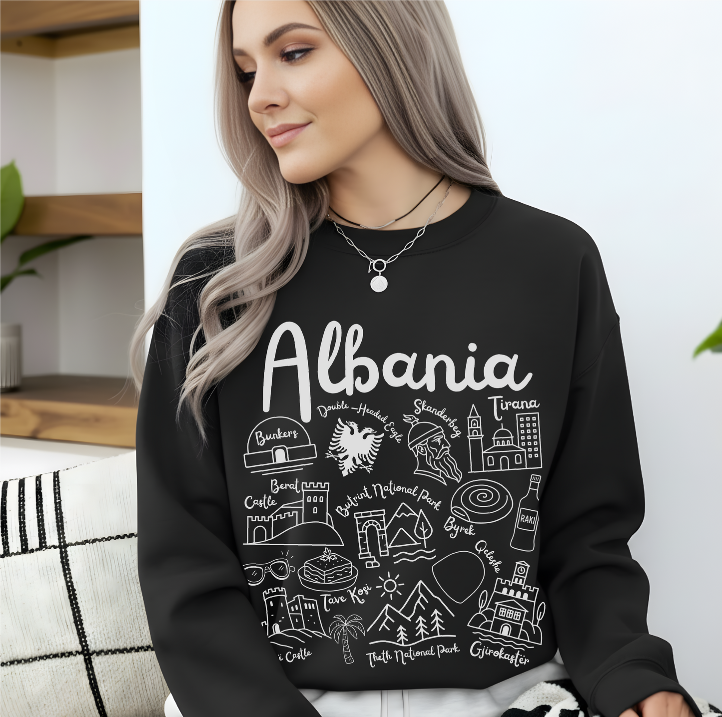 Albania Landmarks Sweatshirt