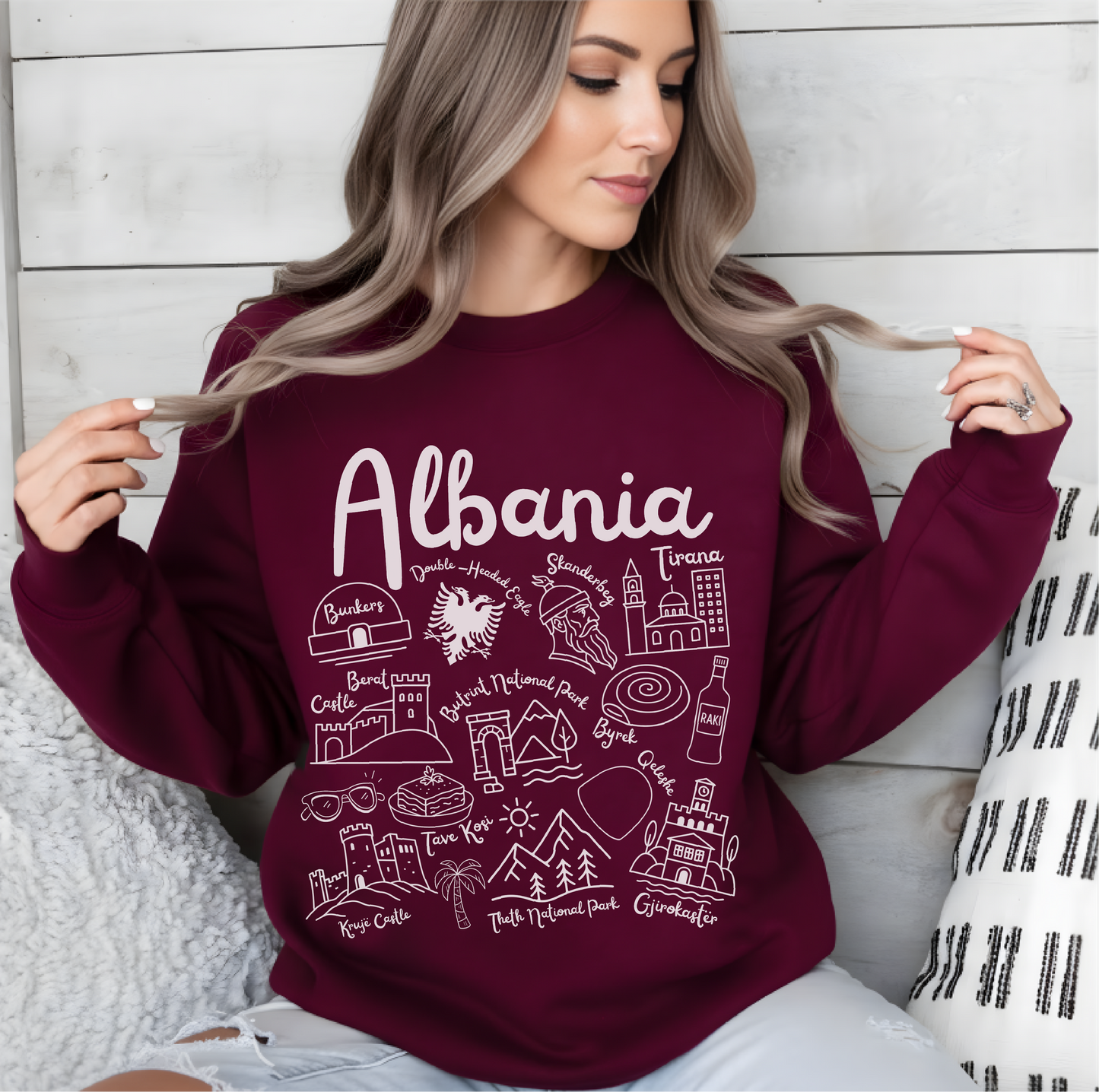 Albania Landmarks Sweatshirt