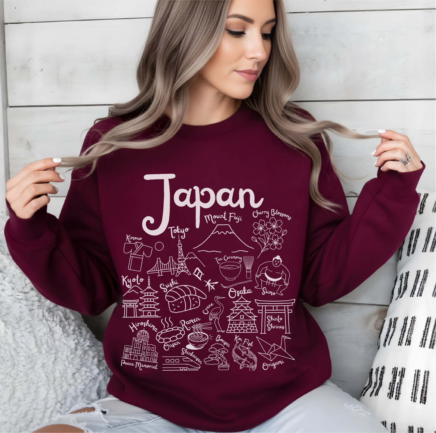 Japan Landmarks Sweatshirt