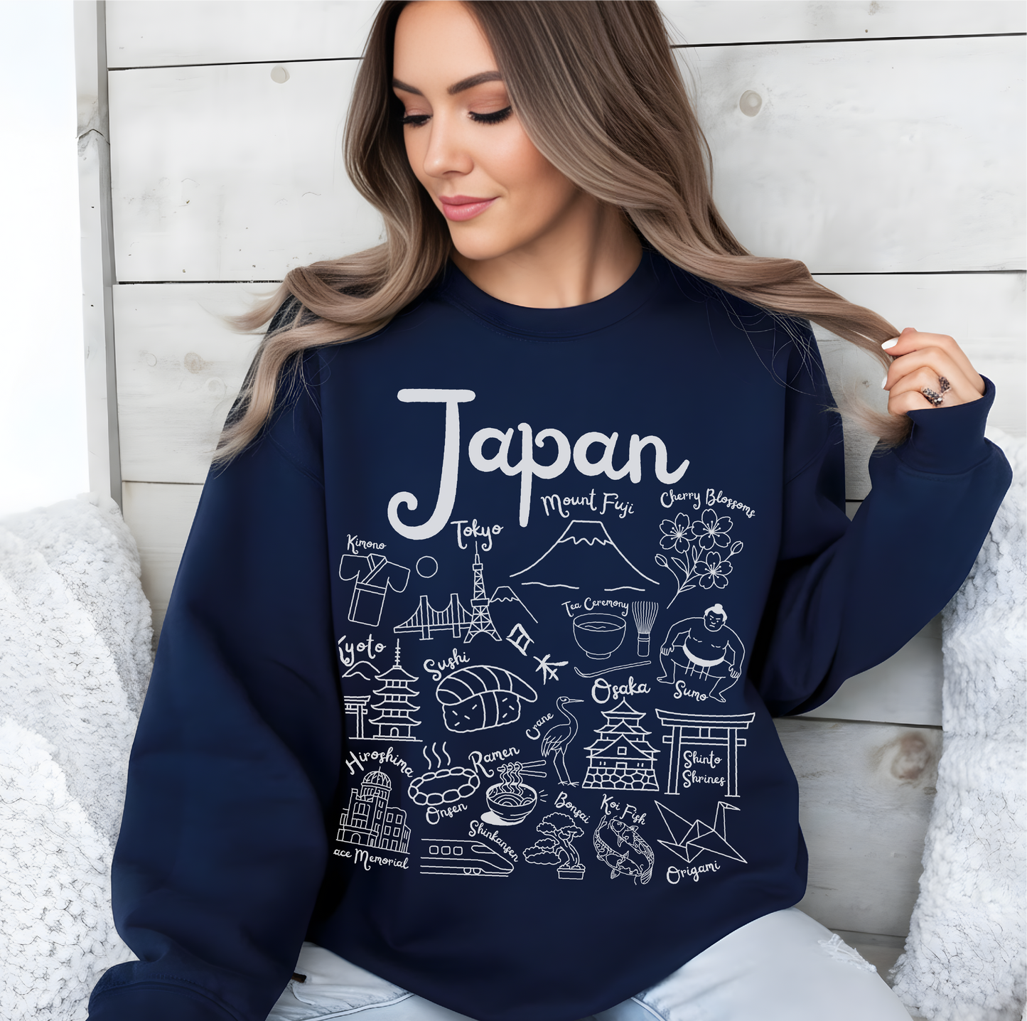 Japan Landmarks Sweatshirt