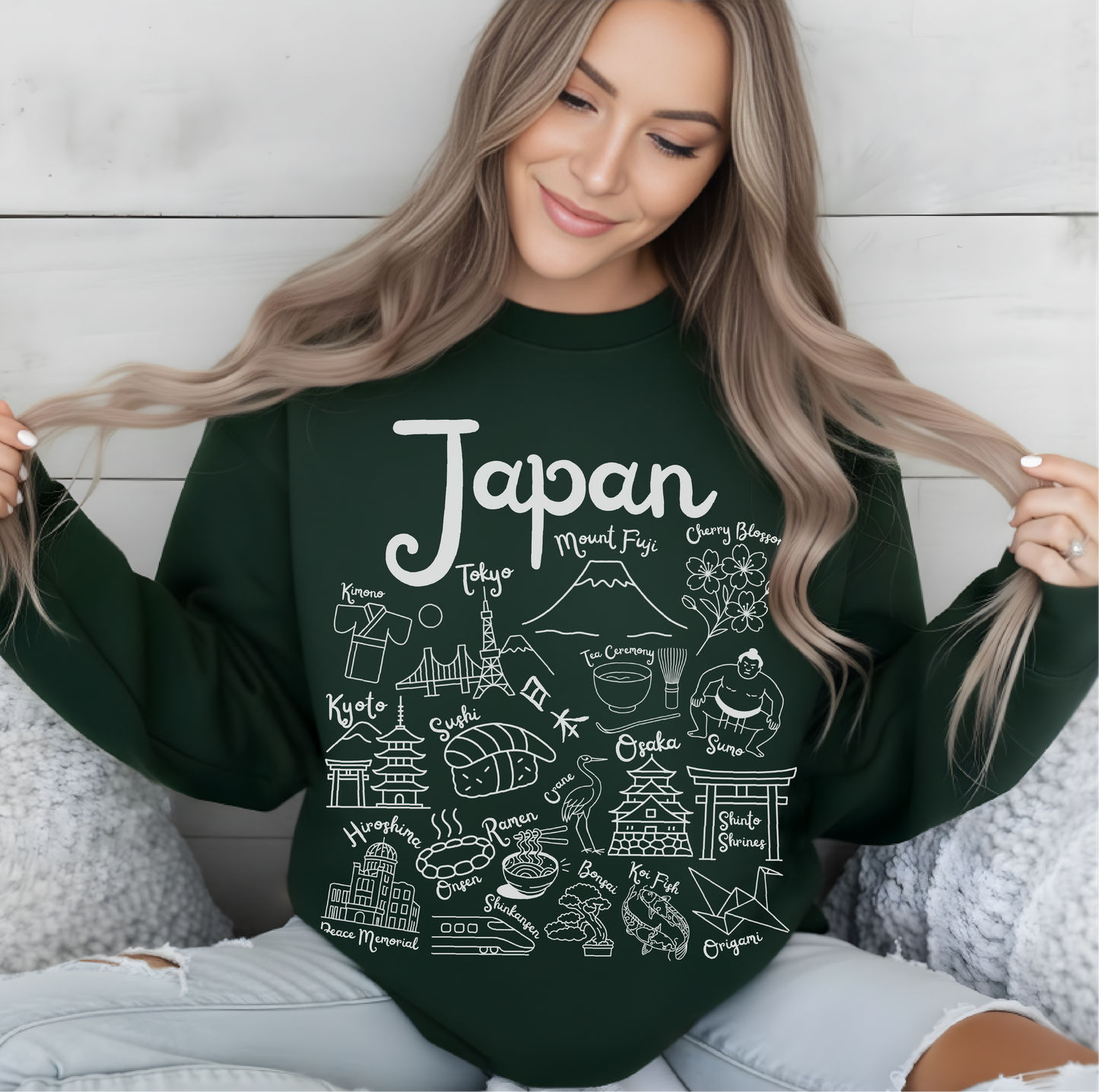 Japan Landmarks Sweatshirt